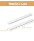 Product size of Rock Solid Heavy Duty Ball Bearing Drawer Slides Pair And Smooth As Silk Side Mount Tracks, 10.22 in x 1.18 in