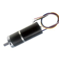 Beefy Heavy Duty Planetary Gear Motor With Brushless DC 12V 24V Dual Voltage For Automation And Robotics FG Reverse PWM Speed Control 98 RPM 150 Kg Cm Torque Compact High Torque BLDC Gearmotor For Smart Machines, black metal body with wires