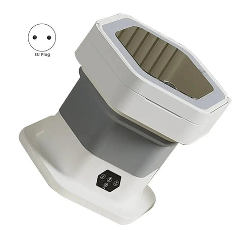 Game Changer No Sweat Portable Folding Washing Machine 8L Compact Mini Washer Dryer with EU plug connection.