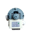 Drain Pump Motor Replacement for Drum Washing Machines Universal Fit for BEKO and Similar Models Restores Fast Draining Performance with Durable Plastic and Metal Housing Plug and Play Easy Install front view