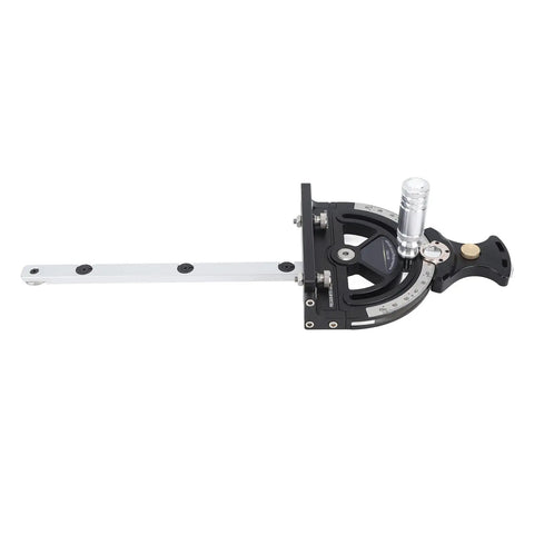 Killer Precision Miter Gauge For Table Saw Dials In Tight Cuts Adjustable 0 To 70 Angle Lock With Cushioned Push Handle, aluminum alloy