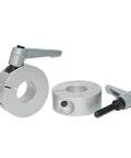 Premium Heavy Duty Aluminum Alloy Fixed Ring Bearing Sleeve Durable Clamp For Shaft Collars 15 44 18 mm Anodized Fits Drive Shaft Gearbox Machine Tool Providing Rock Solid Grip On Softer Materials Over Time For Reliable Shop Use, 15mm sleeve clamp