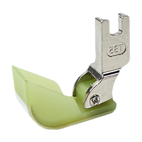 6X Wear Resistant Presser Foot Set For Industrial Sewing Machines Heavy Duty Metal Auxiliary Foot For Durable Pro Grade Sewing Accessories Three Cm By Three And A Half Cm Ideal Spare Part For Tough Jobs, green metal presser foot