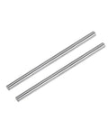 Set Of 2 Linear Motion Rods 10mm By 150mm Case Hardened Chrome Plated Rails For 3D Printers DIY CNC Machines
