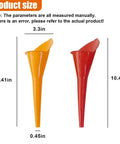 Long Neck Oil Funnel Set 2 Pack Small Plastic Spill Saver Funnels for Automotive Oils Water Diesel Lubricants Engine Oil