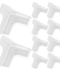 PVC Furniture Corner Protectors For Babyproofing, 20 Pack Edge Guards For Tables And Cabinets shown in clear view