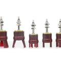 Flexible Gripper Fixture For Pneumatic Vacuum Suction Cup System With Mechanical Arm Accessories Easy Mount And Durable Build Ideal For Precision Pick And Place NS 10 15 20 30 40 Color 10, front view of grippers.