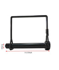 Two Pack Beefed Up Heavy Duty Black Trailer Hitch Pin Lock For Towing Coupler Quick Release Five Sixteenths By Three And A Half Inches