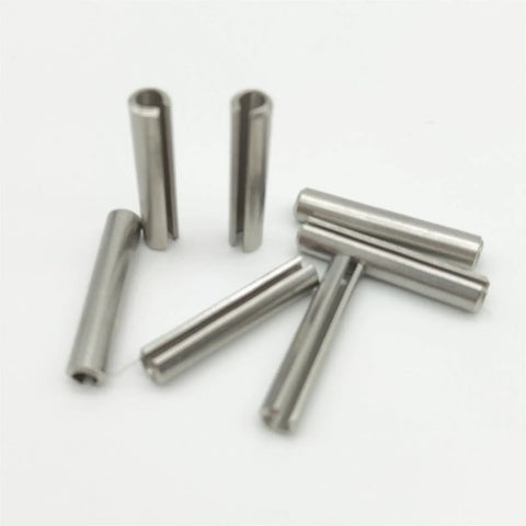 Spring Type Elastic Cylindrical Cotter Pin Set In 304 Stainless Steel Sizes From M1.5 To M10 Includes M1.5 M2 M2.5 M3 M4