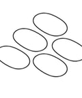 Round Rubber Motor Belts 5mm Diameter 5 Pack Transmission Drive Belts For Industrial Mechanical Equipment Pro Grade Built To Last