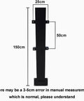 Top Shelf Free Standing EV Charger Cable Holder And Waterproof Station Box Heavy Duty Galvanized Steel with dimensions shown.