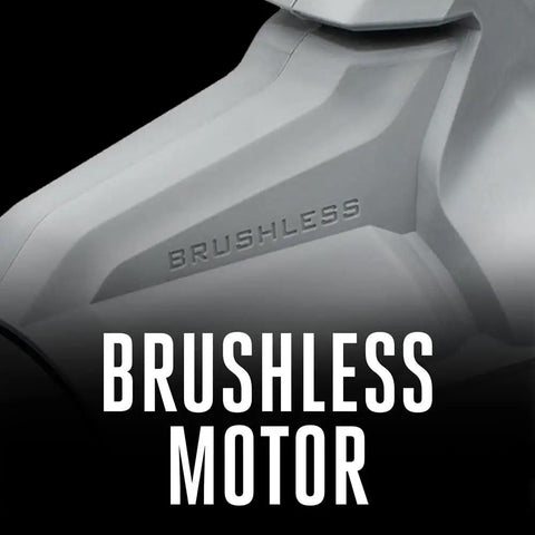 Close-up of the brushless motor in Cordless Leaf Blower With Up To 615 CFM And 170 MPH Turbo Mode For Wet Leaves Kickin 75 Min Runtime