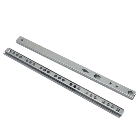 Side Mount Ball Bearing Drawer Rails Built Tough Heavy Duty Telescopic Slides for Smooth Quiet Opening Detachable Snap On Design