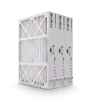 20x25x4 MERV 8 Furnace And AC Air Filter 3 Pack High Efficiency Home Air Cleaner For Dust Pollen Viruses Bacteria Fungus Allergens