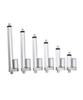 Rugged 12V Linear Actuator 1000N Push Force Handles 100 Kilograms Like Butter Smooth 14Mm Per Second Extension 250Mm Stroke Length show various sizes.