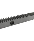 Close-up of Sturdy Steel Straight Linear Spur Rack 1M 1Mod 500mm External Gear Rack With Toothed Teeth For V Slot Aluminum Profile Drive System
