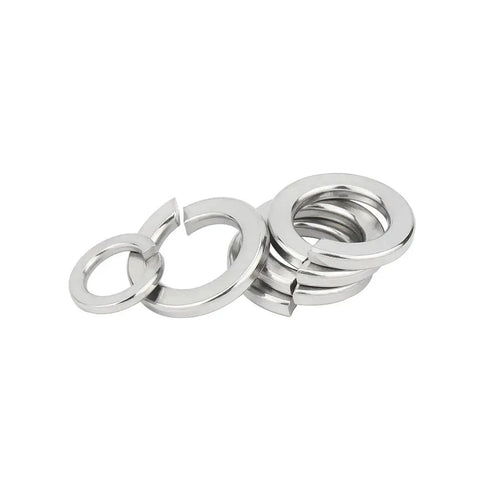 304 Stainless Steel Spring Lock Washers Set For M2 To M12 Light Split Lock Washers That Prevent Loosening With Vibration Resistance