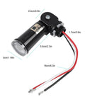Automatic Dusk To Dawn Photoelectric Switch With Outdoor Light Sensor For 120V Fixtures, black cylindrical sensor with wiring.