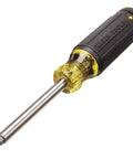 Grab And Go Multi Bit Tamperproof Screwdriver Kit With Twenty Six Onboard Bits And Quarter Inch Nut Driver Built With Rare Earth Magnets