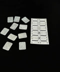Dope 20Pcs RC Plane Hinge Folding Leaf Paper Hinges For DIY Model Aircraft Aileron Tail Wing Connector White 20x25mm Kit