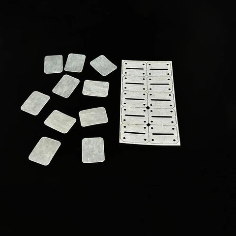 Dope 20Pcs RC Plane Hinge Folding Leaf Paper Hinges For DIY Model Aircraft Aileron Tail Wing Connector White 20x25mm Kit