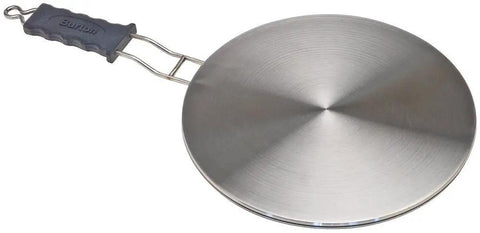8 Inch Induction Interface Disk with Heat Proof Handle for Non Induction Cookware Lets You Use Any Pan on Induction Stovetops