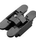 Invisible Cross Hinge 180 Degree Concealed Folding Door Hinge For Cabinets And Cupboards Adjustable Black Hardware