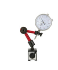 Lever Dial Magnetic Holder With Measuring Probes Stand Pro Grade Portable Micrometer Dial Gauge Magnetic Base For Precision Measurements In Woodworking And Handy Crafting Projects, red dial indicator
