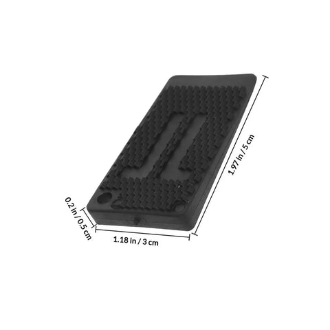 Close-up of 20 Pack Black Adjustable Furniture Leveling Pads Anti Slip Shims For Washing Machines Refrigerators Tables Sofas