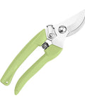Lightweight Garden Scissors With Sharp Stainless Steel Bypass Blade And Green Handle For Flower Cutting And Easy Grip Plant Trimming