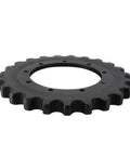 No Sweat Install Track Drive Sprocket For Takeuchi TB135 Mini Excavator, 23 teeth, 9 holes, heavy-duty gear replacement part.