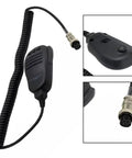 Rugged Handheld Speaker With Mic And Microphone Hanger For FT Series Ham Radios Providing Long Range Voice Transmission