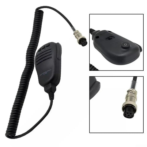 Rugged Handheld Speaker With Mic And Microphone Hanger For FT Series Ham Radios Providing Long Range Voice Transmission
