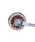 Close-up of 2005 1900KV/2550KV Brushless Drone Motor 4-6S With 1.5mm Titanium Shaft Pack Of 4 For FPV Racing Drones showing copper windings.