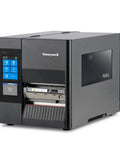 Battle Tested Industrial Label Printer With a Slick Keyed LCD and Real Time Clock Delivers Killer 300 DPI Outputs Using Thermal Transfer or Direct Printing in a Gutsy Metal Housing for Plug and Play Everyday Operations - front view of a Honeywell PD45S label printer.