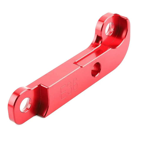 Red Drift Lock Adapter For E36 Steering Angle Upgrade, Twenty-Five Percent More Turning, CNC Milled Aircraft Grade Alloy