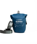Wallaby Lightweight Hammock With Straps Portable Chill Spot For Backyard Park Campus Camping Or Hiking Built For Everyday Use Durable Ripstop Nylon Easy Setup Glacier Blue in compact carry bag with visible straps