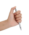 Hand holding a Top Shelf Diamond Tipped Engraving Pen For Glass And Metal With Killer Precision Scriber Tool.