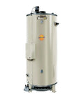 Premium Commercial Gas Tank Water Heater Pumping Out Scalding Hot Water For Large Facilities Through Its Legit Draft Blower.