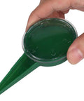 Hand holding Two Pack Garden Seed Dispenser Sower Planter Dial With Five Settings For Precise Clump Free Sowing Handy Seeder Tools
