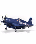 F4U Corsair 800mm RC Plane Blue Ready To Fly 4 Channel Remote Control Airplane with ultra realistic scale details