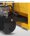 Integrated single wheel drive of Heavy Duty Manual Electric Pallet Jack With Lithium Battery For 4400 Lb Loads In Warehouse Or Supermarket.