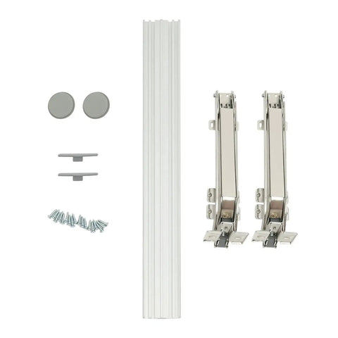 Heavy Duty Cabinet Door Hinges For Smooth Lateral Swing Built Tough Furniture Hardware Crazy Durable Steel Mount Set with screws.