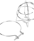 Rock Solid Heavy Duty Fire Sprinkler Head Guard Sturdy Iron Metal Shield Cover For Ceiling Pipe Setup Durable Cage Protector.