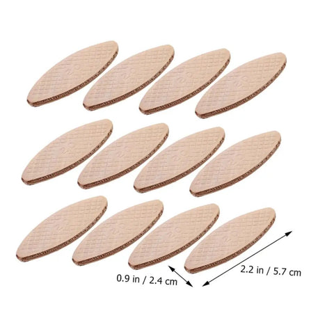 Beech Wood Biscuit Joiner Kit with 100 pcs biscuits for woodworking, tenon machine positioner, wood board connection, precise joint alignment