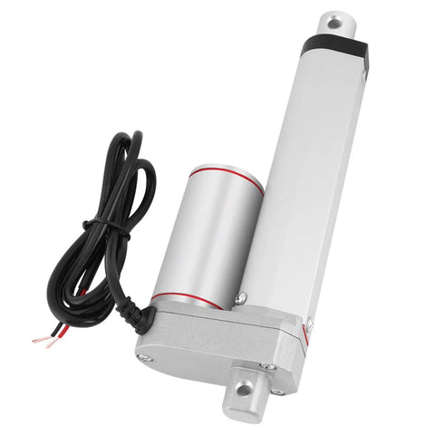 Straight Up Smooth Quiet 24V Linear Actuator Delivering 750N Of Steady Push Power For Flexible Stroke Adjustments Built Tough Heavy Duty Design No Headache Mounting And Works Like A Charm Everywhere with electric motor and wiring.