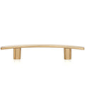 15 Pack Solid 3 Inch Center Hole Curved Bar Cabinet Handles and About Five Inch Length Black Drawer Pulls for Kitchen Cabinets Champagne Bronze Dresser Pulls for Cupboard Durable Zinc Alloy Slick Matte Finish