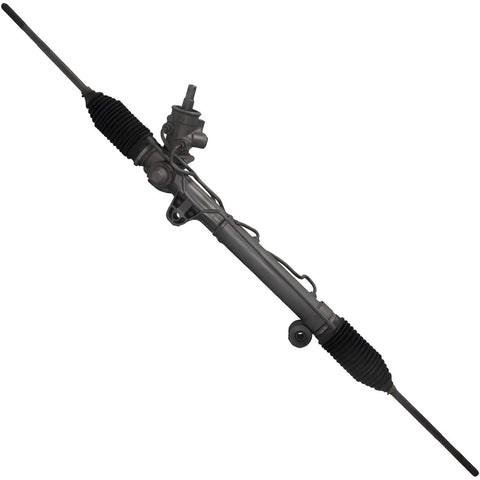 Power Steering Rack And Pinion Assembly Replacement Drop In For Chevy Impala Monte Carlo Pontiac Grand Prix Buick Allure Century LaCrosse Regal Without Magnasteer, side view