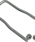 U Bolt Spare Tire Carrier For Boats Zinc Plated Marine Grade 12 Inch Mount with nuts shown separately