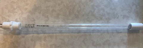 UV2400XLAM1 Replacement Lamp For In Duct Air Cleaners Compatible With UV2400U1000 And UV2400U5000, clear glass tube design.
